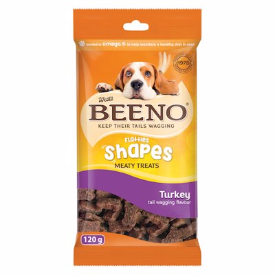 BEENO TREAT FLATTIES TURKEY 12 120GR