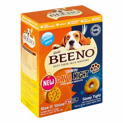 BEENO CRUNCHY DOG BISCUIT SLEEP TIGHT SMALL 1KG