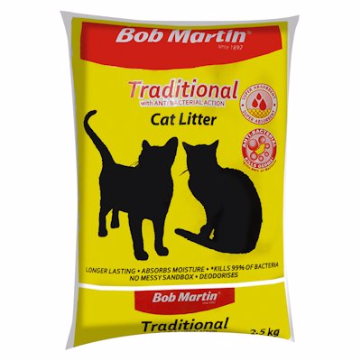 BOB MARTIN CAT LITTER TRADITIONAL 2.5KG