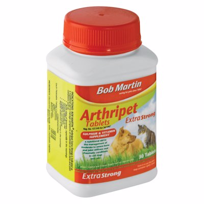 BOB MARTIN ARTHRICARE TABLETS DOGS & CATS 30'S