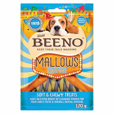 BEENO MALLOWS PEANUT BUTTER 120GR