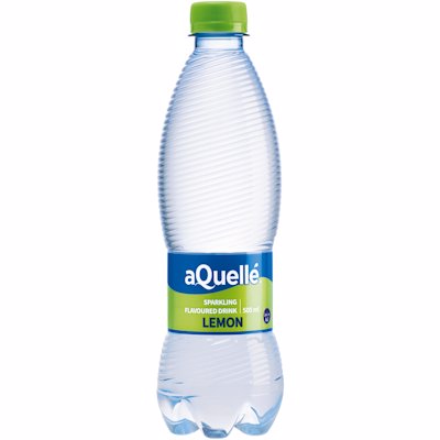 AQUELLE LEMON SPARKLING WATER 500ML