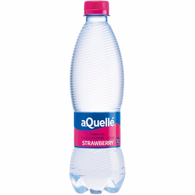 AQUELLE STRAWBERRY SPARKLING WATER 500ML