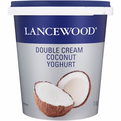 LANCEWOOD DOUBLE CREAM COCONUT YOGHURT 1LT