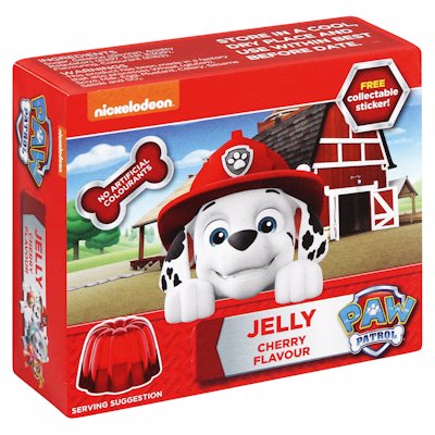 PAW PATROL JELLY CHERRY FLAVOUR 80GR