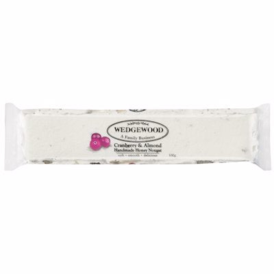 WEDGEWOOD NOUGAT CRANBERRY & ALMOND 100GR