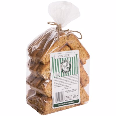 ALETTES COCONUT RUSKS 450GR