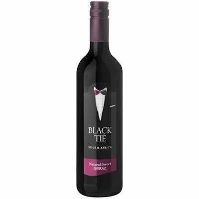 BLACK TIE SHIRAZ NATURAL SWEET 750ML