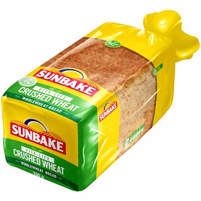 SUNBAKE SLICED CRUSHED WHEAT BREAD 700GR