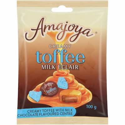 AMAJOYA CREAMY TOFFEE MILK ECLAIR 100GR