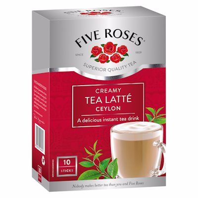 FIVE ROSES CREAMY TEA LATTE CEYLON TEA 10'S