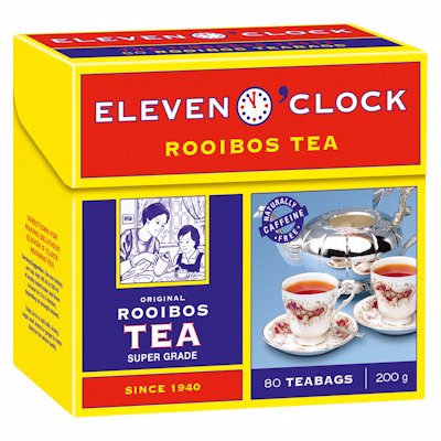 11 O CLOCK ROOIBOS TAGLESS 80'S