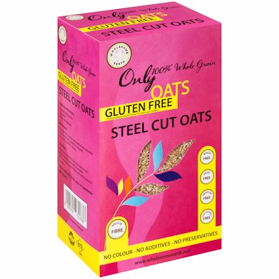 WHOLESOME EARTH STEEL CUT OATS 500GR