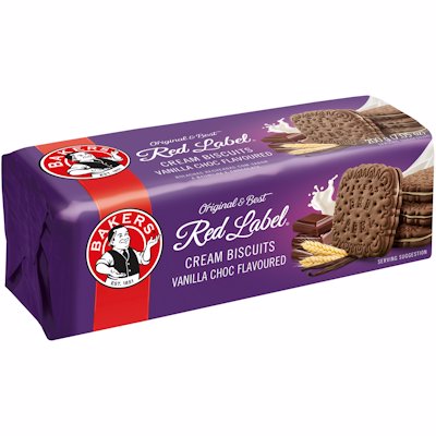 BAKERS RED LABEL VANILLA CREAM FLAVOURED 200GR