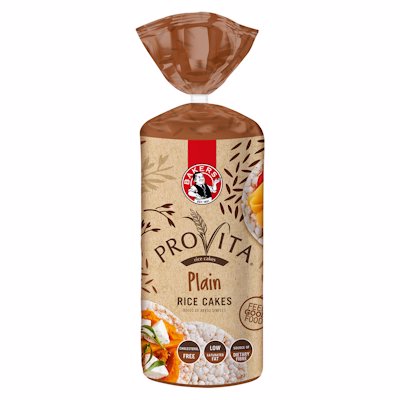 BAKERS PROVITA RICE CAKE PLAIN 100GR