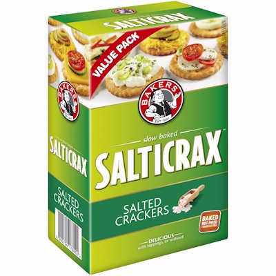 BAKERS SALTICRAX SALTED 400GR