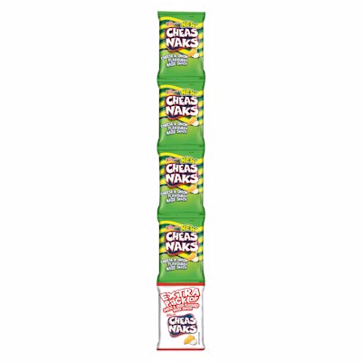 WILLARDS CHEASNAKS CHEESE & ONION STRIP 110GR