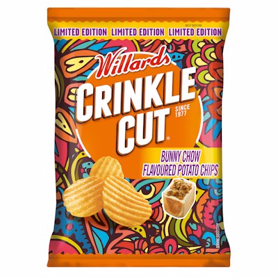 WILLARDS CRINKLE CUT BUNNY CHOW FLAVOUR 125GR