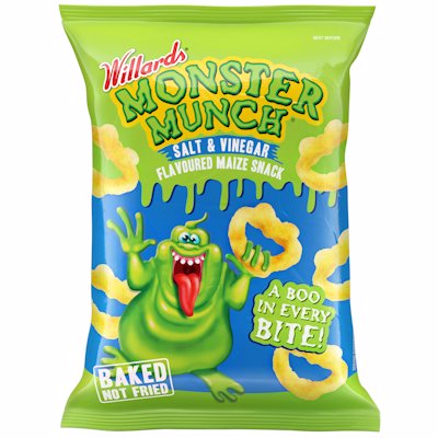 WILLARDS MONSTER MUNCH SALT & VINEGAR 100GR