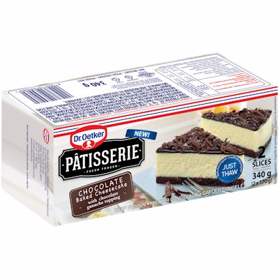 DR OETKER FROZEN CHEESE CAKE CHOCOLATE 340GR