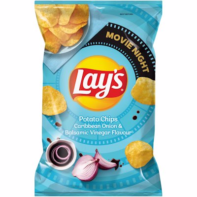 LAY'S CARRIBEAN ONION & BALSAMIC VINEGAR 120GR