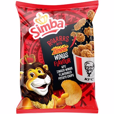 SIMBA ZINGER WINGS FLAVOUR 120GR