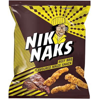 SIMBA NIKNAKS BEEF BBQ FLAVOUR 135GR