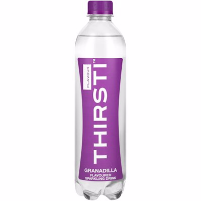 THIRSTI GRANADILLA FLAVOUR SPARKLING WATER 500ML