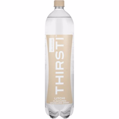 THIRSTI LITCHI FLAVOURED SPARKLING DRINK 1.5LT