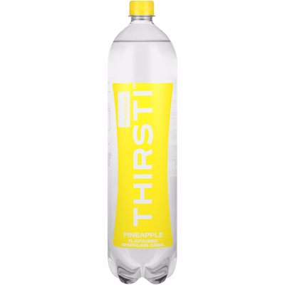 THIRSTI PINEAPPLE FLAVOURED SPARKLING WATER 1.5LT