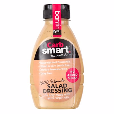 CARB SMART 1000 ISLAND SALAD DRESSING 375GR