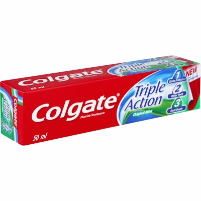 COLGATE TOOTHPASTE TRIPLE ACTION 50ML