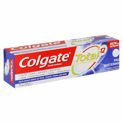 COLGATE T/P TOT PRO WHITE 75ML