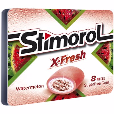 STIMOROL SUGARFREE GUM WATERMELON 16GR