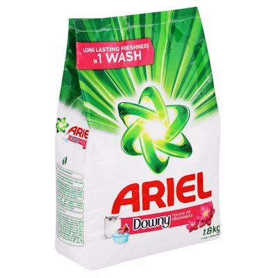 ARIEL HAND WASHING POWDER TOUCH OF DOWNY 1.8KG