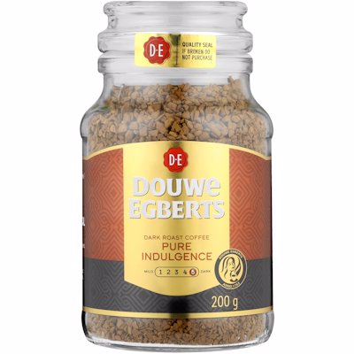 DOUWE EGBERT INSTANT COFFEE INDULGE 200GR