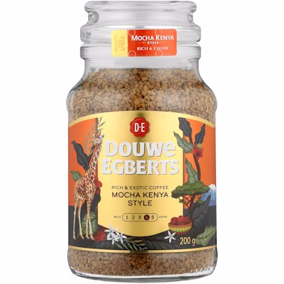 DOUWE EGBERTS  INSTANT MOCHA KENYA STYLE 200GR