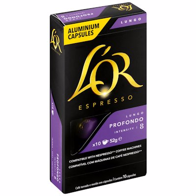 L'OR ESPRESSO PROFONDO CAPSULES 10'S