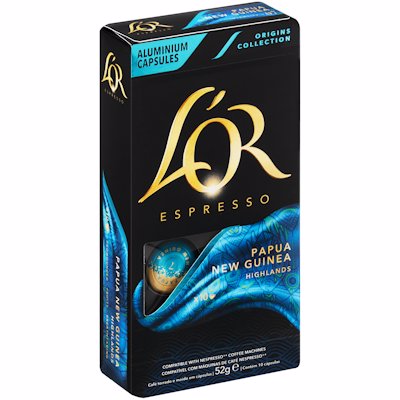 L'OR ESPRESSO PAPUA NEW GUINEA CAPSULES 10'S