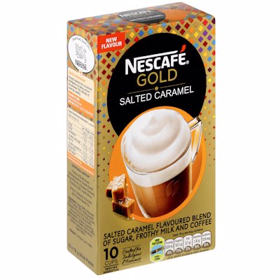 NESCAFE GOLD SALTED CARAMEL 180GR