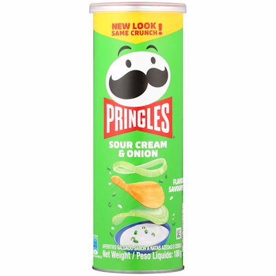 PRINGLES SOUR CREAM & ONION FLAVOUR 100GR