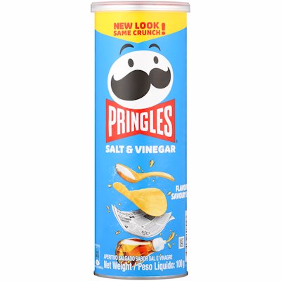 PRINGLES SALT & VINEGAR FLAVOUR 100GR