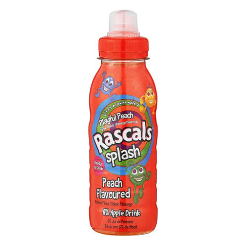 RASCALS READY TO DRINK 6% PEACH FLAVOURED 300ML