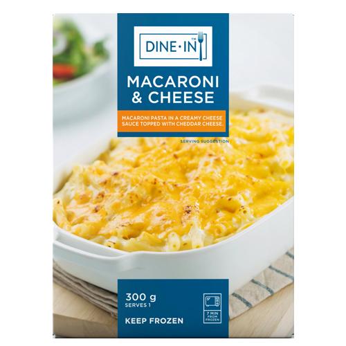 DINE IN FROZEN MACARONI & CHEESE 300GR