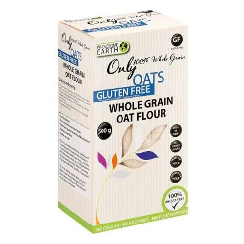 WHOLESOME EARTH WHOLE GRAIN OAT FLOUR 500GR