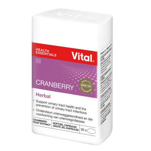 VITAL HEALTH CRANBERRY COMPLEX CAPSULES 30'S