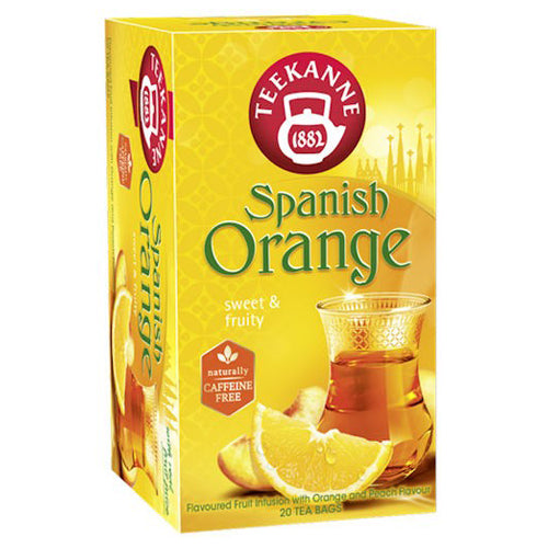 TEEKANNE SPANISH ORANGE INFUSED TEA BAGS 20'S