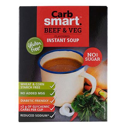 CARB SMART BEEF & VEG INSTANT SOUP 68GR