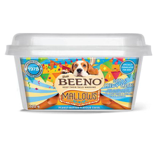 BEENO MALLOWS PEANUT BUTTER 320G