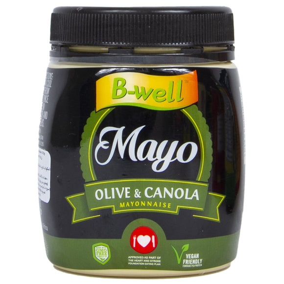 B-WELL MAYONNAISE OLIVE & CANOLA 370G